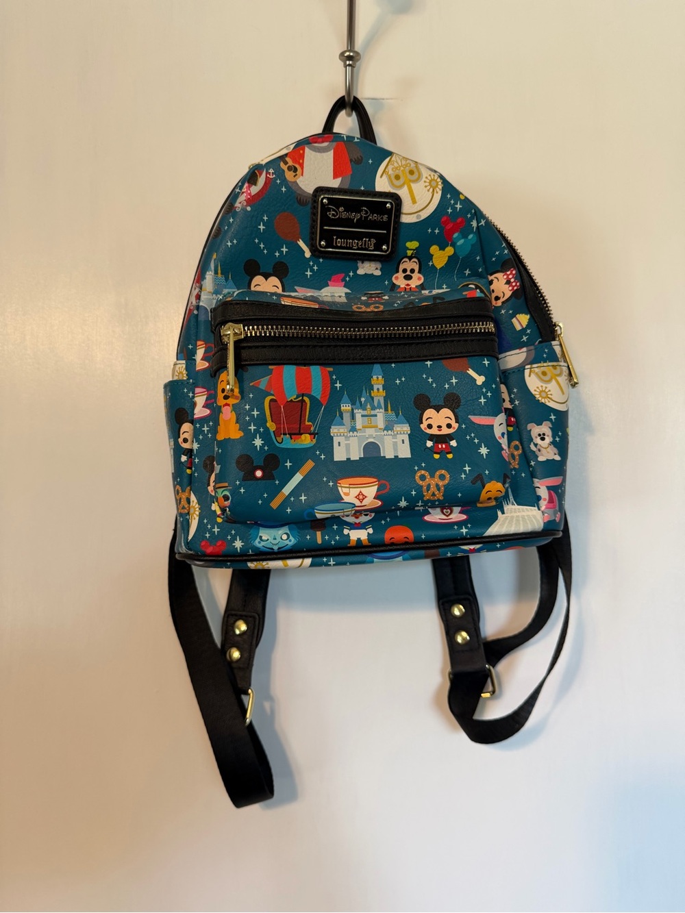Loungefly Blue Disney Parks Character Mini Backpack